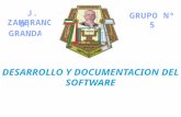 Desarrollo y documentacion del software