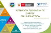 Fernando Carbone. Medicus Mundi Perú. "Atención Primaria de Salud en la Práctica"