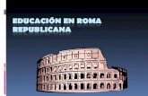 EducacióN En Roma Republicana