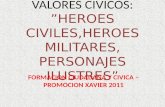 Valores Civicos  Heroes Y Personajes