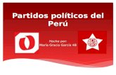 Partidos políticos del perú