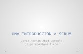 Una introducción a Scrum - Por Jorge Abad
