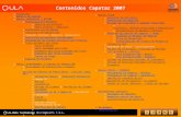 Características de Capataz 2007
