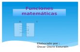 Presentación de Funciones Matemáticas