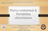 Marco contextual & portafolios electrónicos
