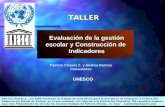 UNESCO Indicadores evaluación educativa
