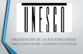 Organización de las naciones unidas UNESCO