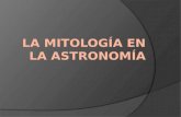 La mitología en la astronomía - María García