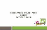 Pulso Perú Octubre 2014 datum-gestion