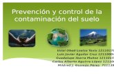 Prevención y control de la contaminación del suelo