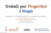 Treball per projectes i blogs