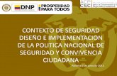 Contexto de seguridad diseño e implementación de la política nacional de seguridad y convivencia ciudadana (Colombia)