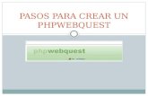 crear un webquest