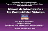 Manual de Introducción a las Comunidades Virtuales
