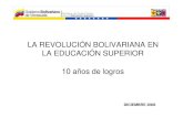 Revolucion Bolivariana Educacion Superior Logros