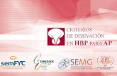 Diagnóstico, tratamiento y seguimiento de la HBP.Criterios de derivación a Urología