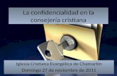 20111127 confidencialidad en la consejería cristiana web