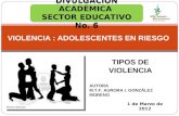 VIOLENCIA : ADOLESCENTES EN RIESGO