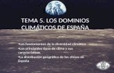 Tema 5 los dominios climáticos en españa