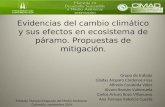ALTERNATIVAS DE MITIGACIÓN. EVIDENCIAS DEL CAMBIO CLIMÁTICO. SEPTIEMBRE 2014