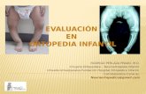 Evaluacion en ortopedia infantil