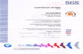 Acadomia, certificat Qualicert v4
