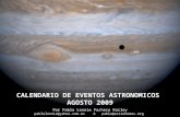 Calendario Astronomico agosto 2009