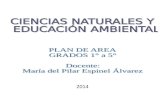 Plan de área Ciencias Naturales y educación Ambiental. Primaria