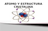 Atomos & estructura cristalina.