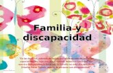 Familia y discapacidad