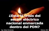 La crisis electrica dentro del plan de destruccion nacional