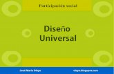 Diseño universal. participación social.