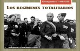 Los regímenes totalitarios