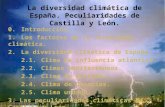 Tema 5. La diversidad climática de España. Peculiaridades de Castilla y León.