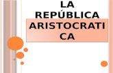 La república aristocratica