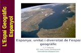 La diversitat de l'espai geogràfic espanyol