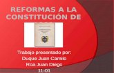 Reformas a la constitución de 1991