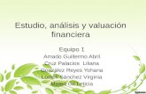 Estudio, análisis y valuacion financiera