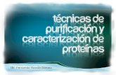 Tecnicas De Purificacion Y Caracterizacion De Proteinas