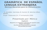 Gramática  de español lengua extranjera exposición