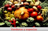 Verduras y especias