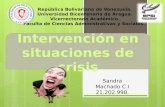 Intervención en crisis - Psicología