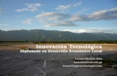Innovación Tecnológica Diplomado Desarrollo Económico Local