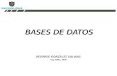 Bases de datos i conceptos básicos r.gonzález