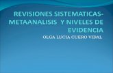 Revisiones sistematicas: metaanalisis y niveles de evidencia
