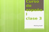 Curso de español tecla clase 3