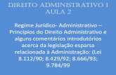 Regime jurídico administrativo