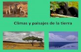 Climas y paisajes de la tierra y de españa