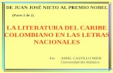 La literatura del Caribe colombiano en las letras nacionales (de Juan José Nieto al premio Nobel)_Parte 2 de 2