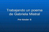 Trabajando Un Poema De  Gabriela  Mistral 2